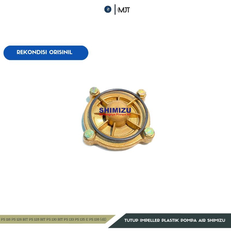 SPAREPART TUTUP IMPELLER POMPA AIR SHIMIZU BAUT 4 ORIGINAL COPOTAN