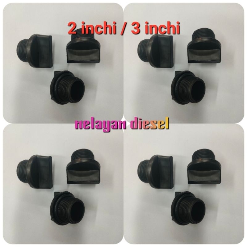 tutup pancingan pompa air Akon 2 inchi / 3 inchi