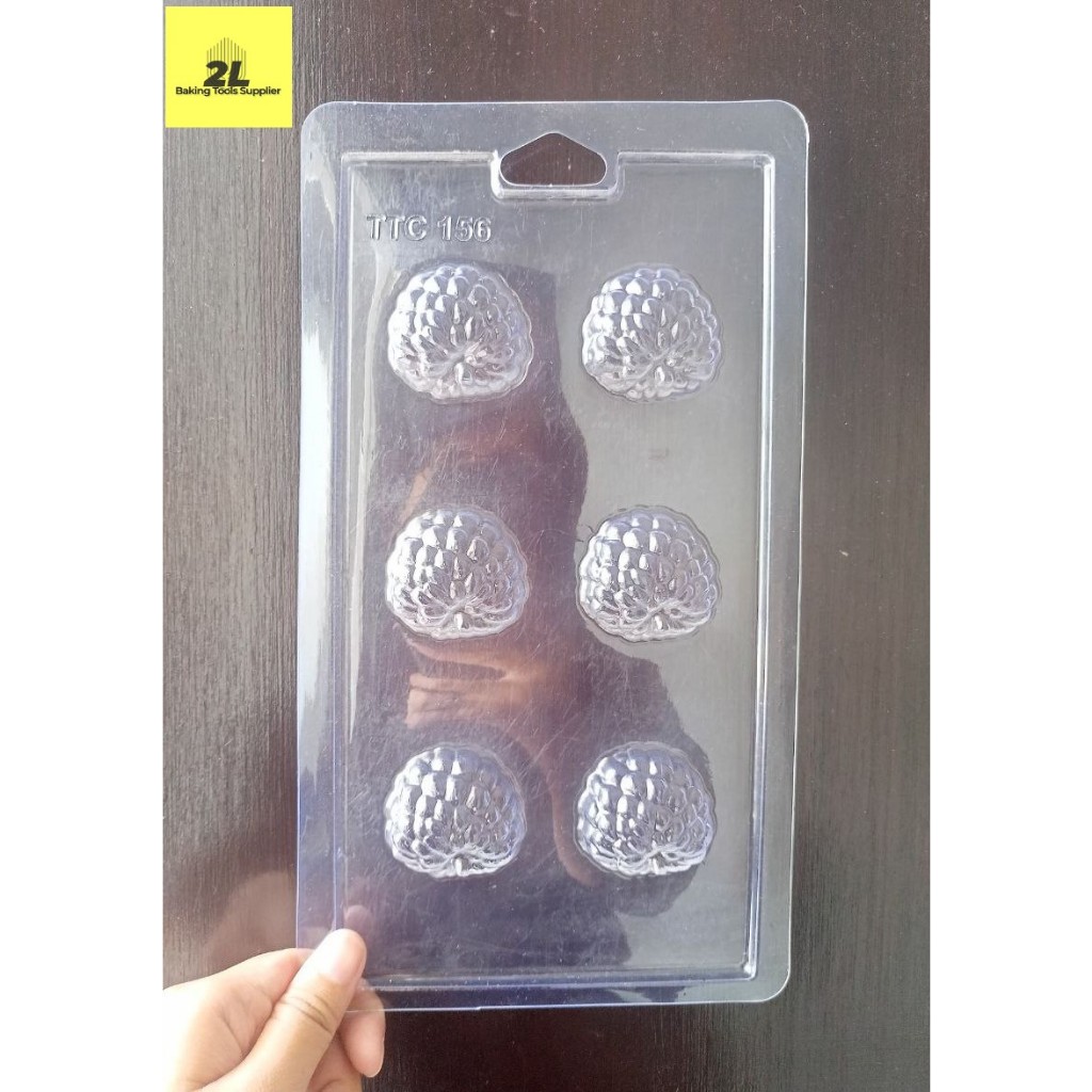 Mika Cetakan Coklat Fondant Motif Buah Srikaya TTC 156
