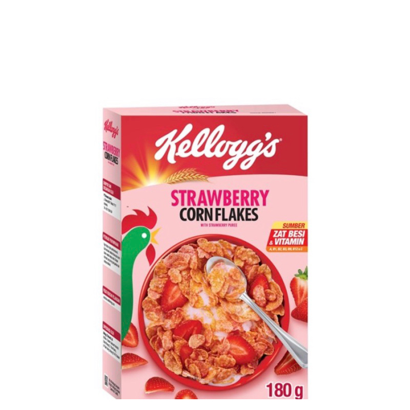 

Kellogg’s Sereal Corn Flakes Strawberry 180 gram