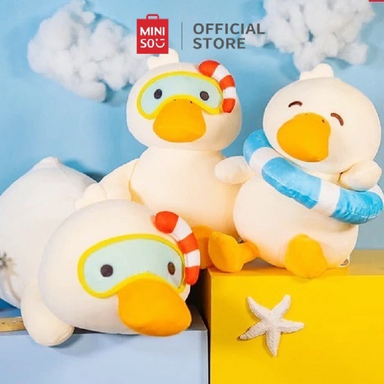 MINISO Boneka Bebek Lucu Mainan Anak Lembut Diving Duck Series