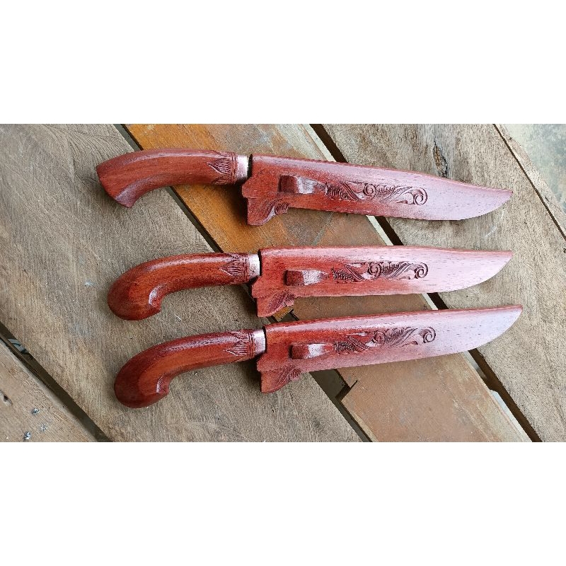 Pisau Potong sapi sarung Ukir