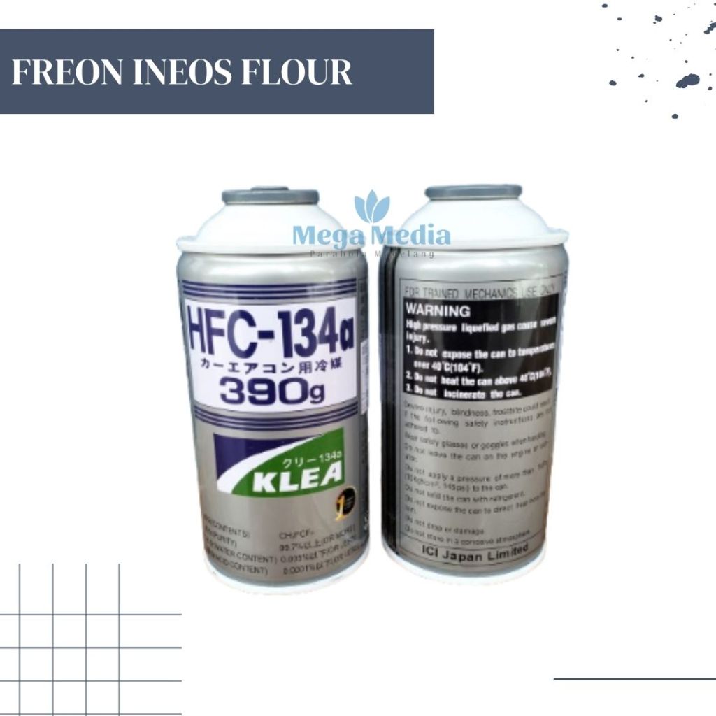 FREON ISI AC PEDINGIN HFC-R134A | REFRIGERANT HFC R134A / R134 KALENG HFC-134a 390gram