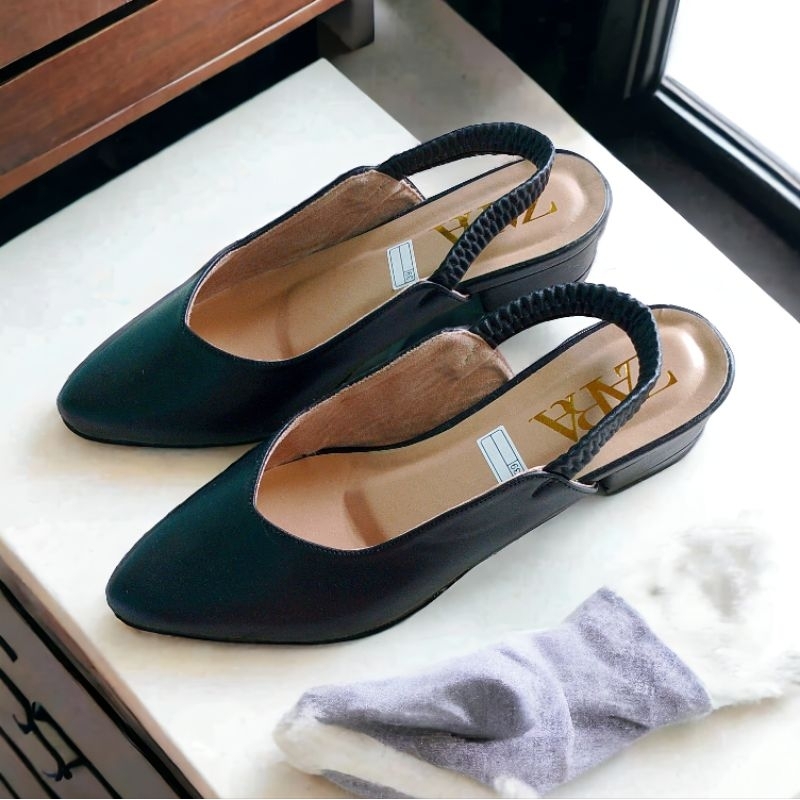 SANDAL SELOP WANITA  MORIN HEELS 3CM