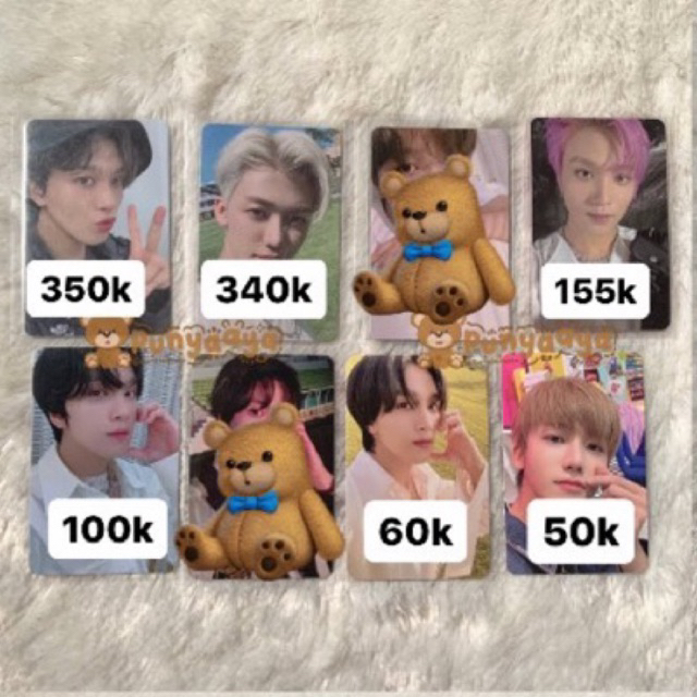 [BACA DESKRIPSI] READY PHOTOCARD HAECHAN JAEMIN NCT || HEART CHEEK ADIDS KIHFUT KIHRIV BOBOAAN REFUL