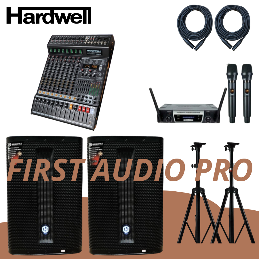 Paket 24 soundsystem outdoor HARDWELL Ultra 15 PRO + HARDWELL LAMBO 8 ORIGINAL