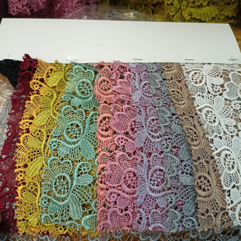 Bahan Kain Brukat Prada Semi Prancis