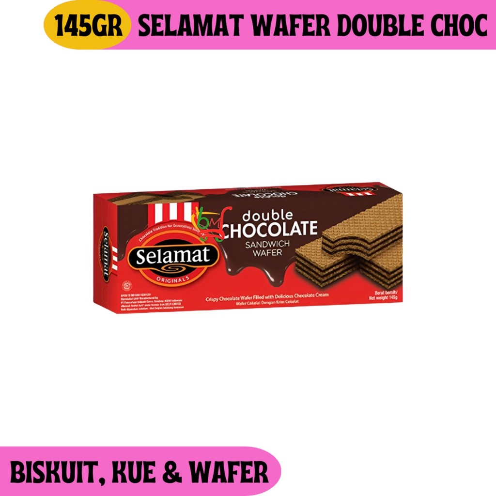 

Selamat Wafer Double Chocolate Kemasan Box