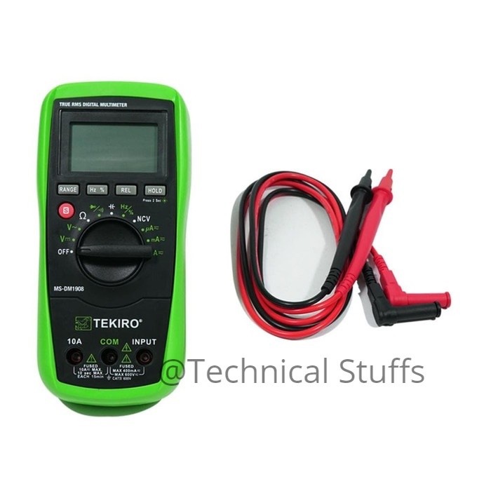 TEKIRO DIGITAL MULTIMETER TRUE RMS / MULTITESTER DIGITAL