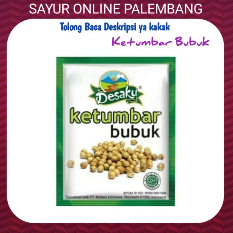 

Ketumbar Bubuk Per Bungkus - Pasar Sayur Segar Palembang