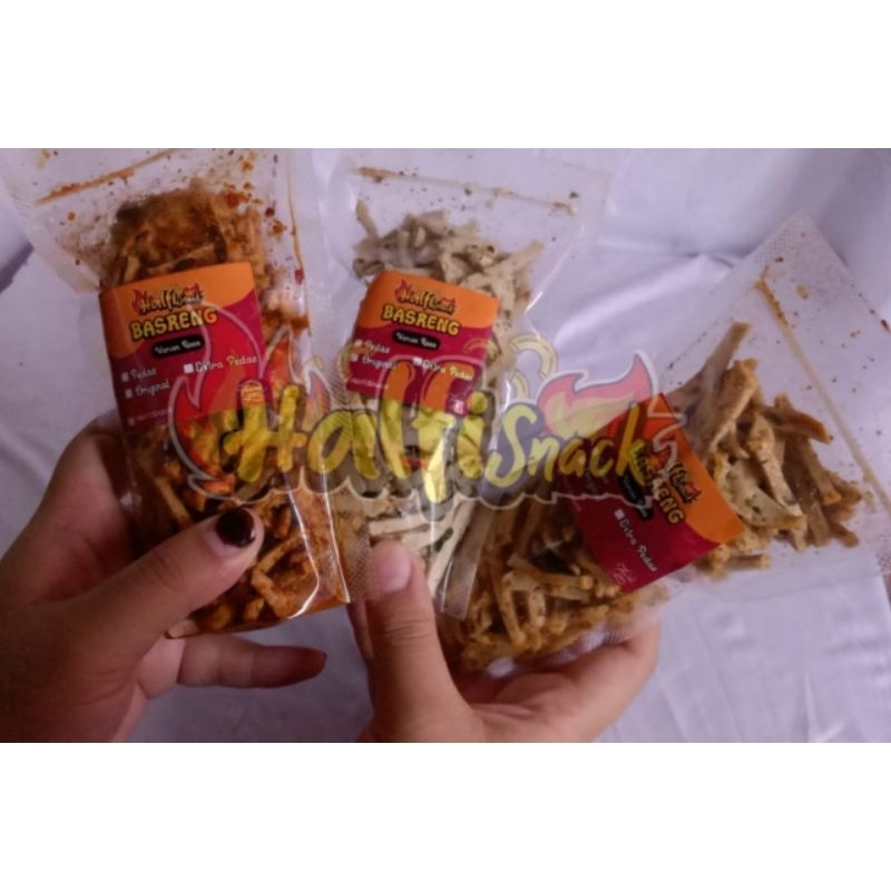 

Basreng pedas daun jeruk