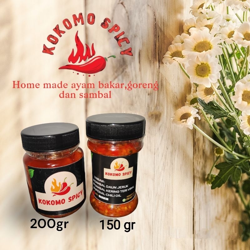 

SAMBAL DAUN JERUK 150GR DAN 200GR