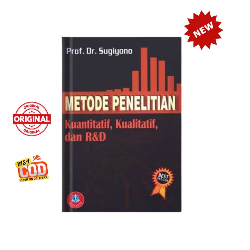 Buku Metode Penelitian Sugiyono Kuantitatif, Kualitatif dan R&D Tahun 2022