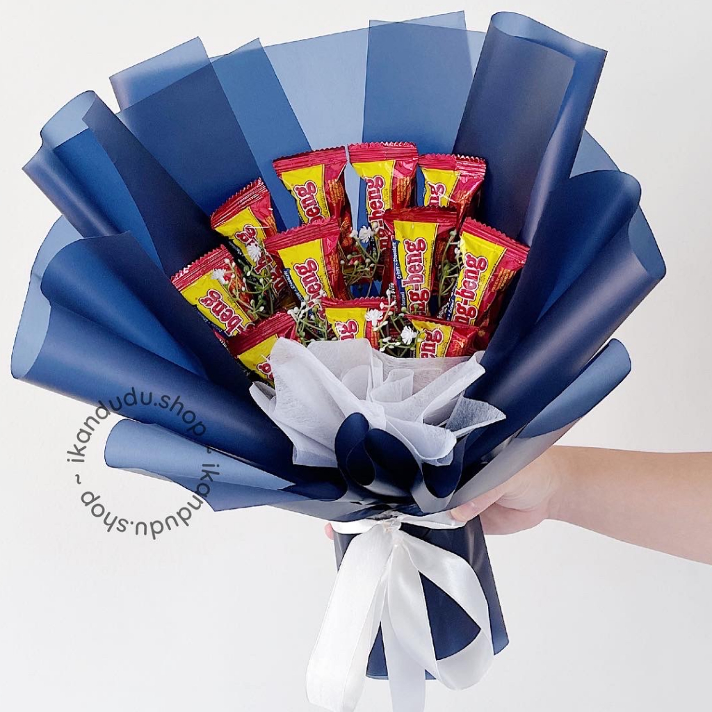 

Hand Bouquet - Buket Beng-Beng / Snack / Cemilan