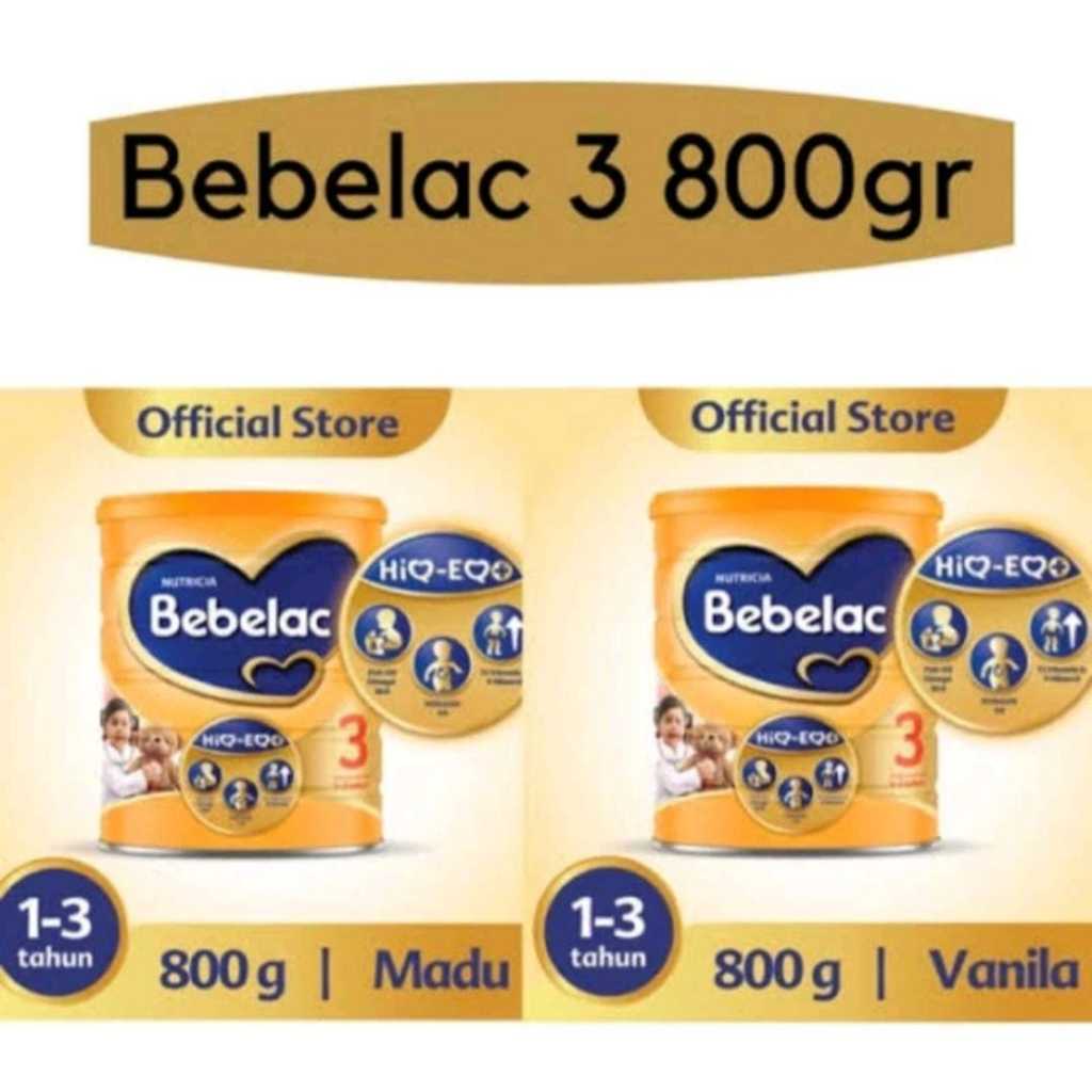 

BEBELAC 3 USIA 1-3 TAHUN MADU/VANILA 800gr SUSU ANAK