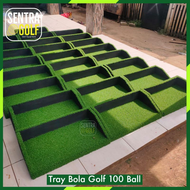 Tray Bola Golf Kapasitas 100 Bola / Wadah Bola Golf / Tempat Bola Golf