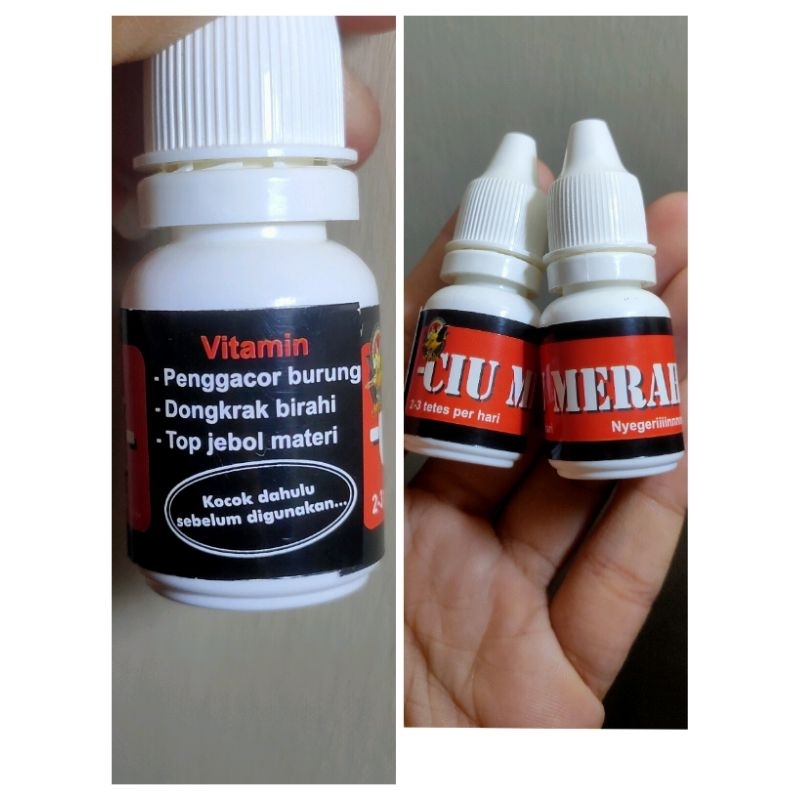 CIU MERAH VITAMIN BURUNG SOGON DAN ALL BIRD