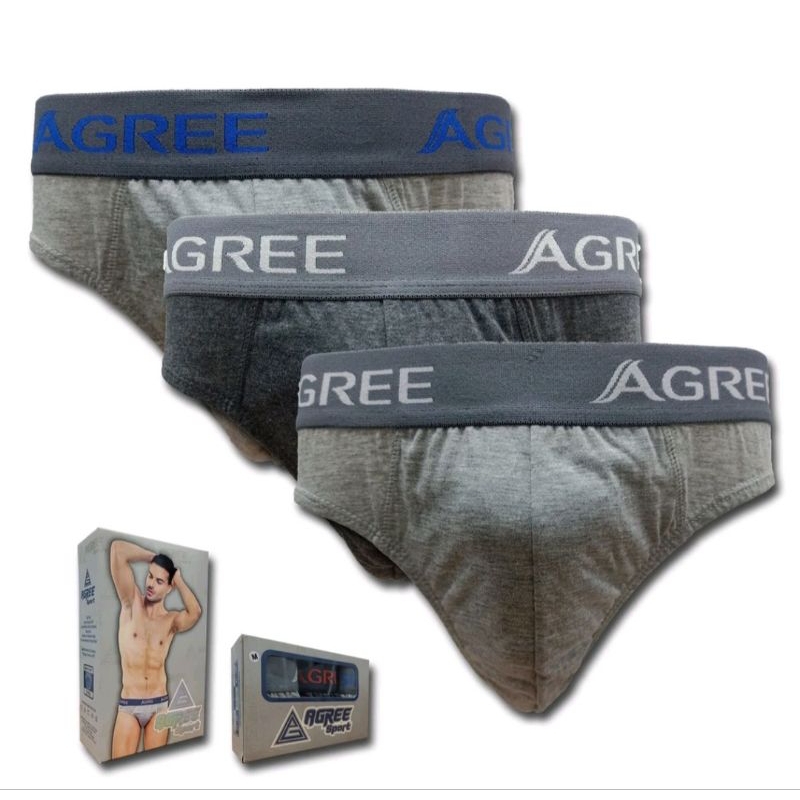 Celana Dalam Pria Agree Premium Modal Fabric isi 3 Pcs Art 2330