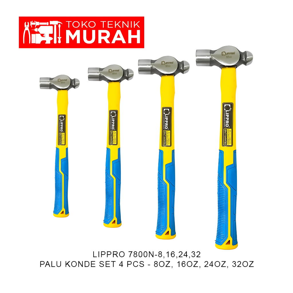 [Bundling] Lippro 7800HC Palu Konde Set 8oz 16oz 24oz 32oz