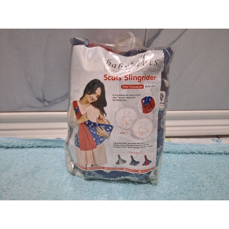 NEW Gendongan Baby Scots (Scot Slingrider)