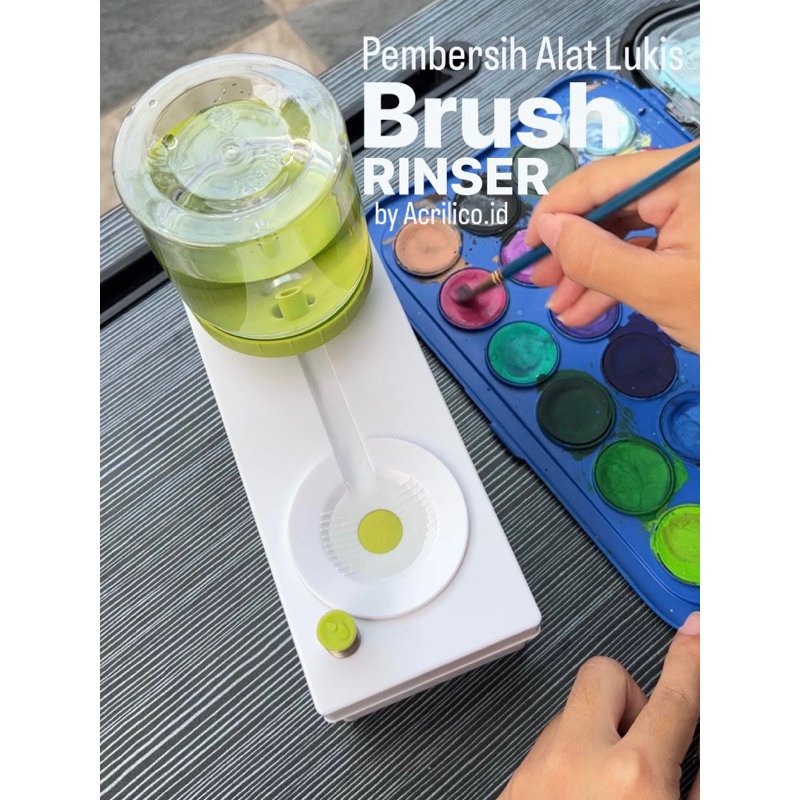 

Brush Rinser by Acrilico - Pembersih Kuas Alat Lukis READY!