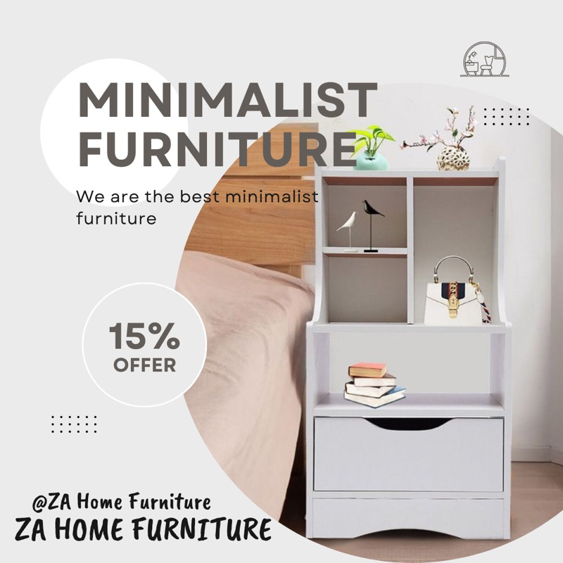 MEJA NAKAS MINIMALIS MODERN/ LEMARI KECIL