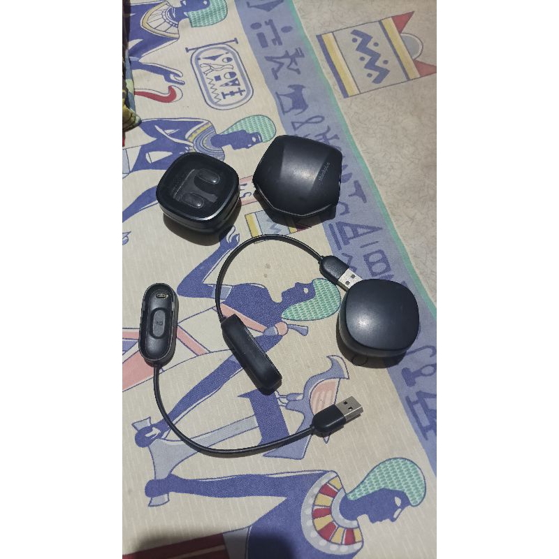preloved TWS baseus, lenovo, dan charger mi band 4