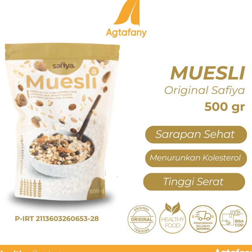 

Sikat Sekarang KodeDd2D7 Muesli Safiya 5 gr Sereal Oatmeal Sarapan Sehat Makanan Ringan Healthy Food