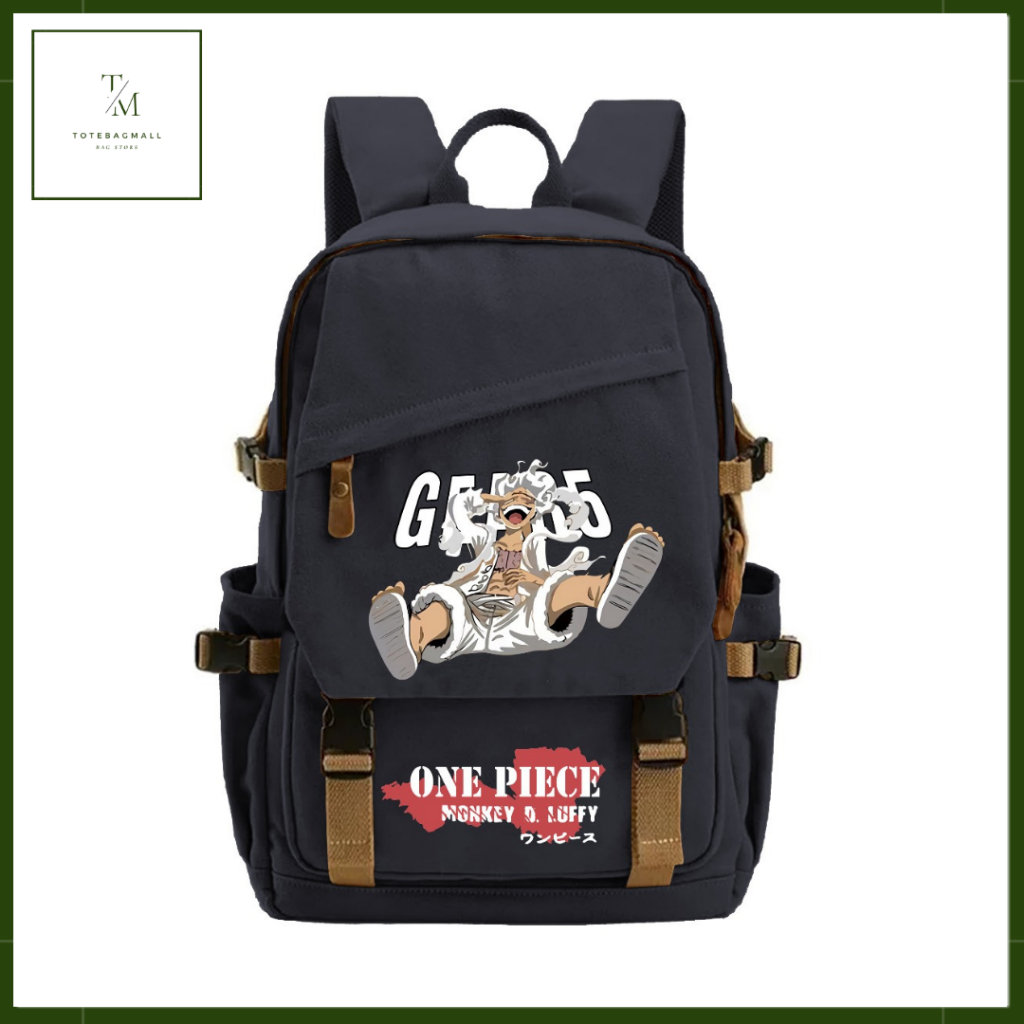 Ransel Kanvas Original x One Piece Bahan Kanvas Premium