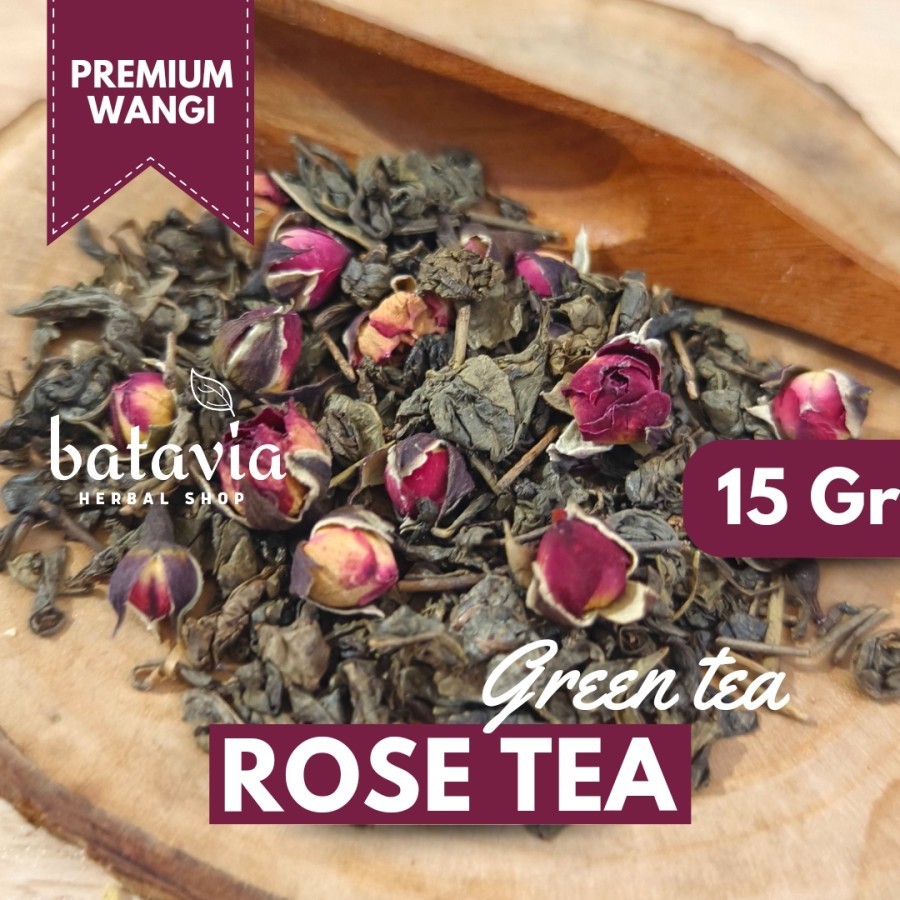 

Green Tea Rose Teh Hijau Mawar Wangi Teh Bunga Premium Herbs Time