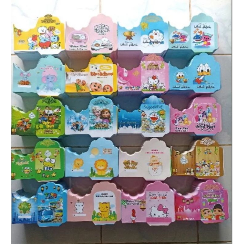 

AMPLOP LEBARAN MOTIF KARTUN UKURAN SEDANG 1 PAK ISI 10