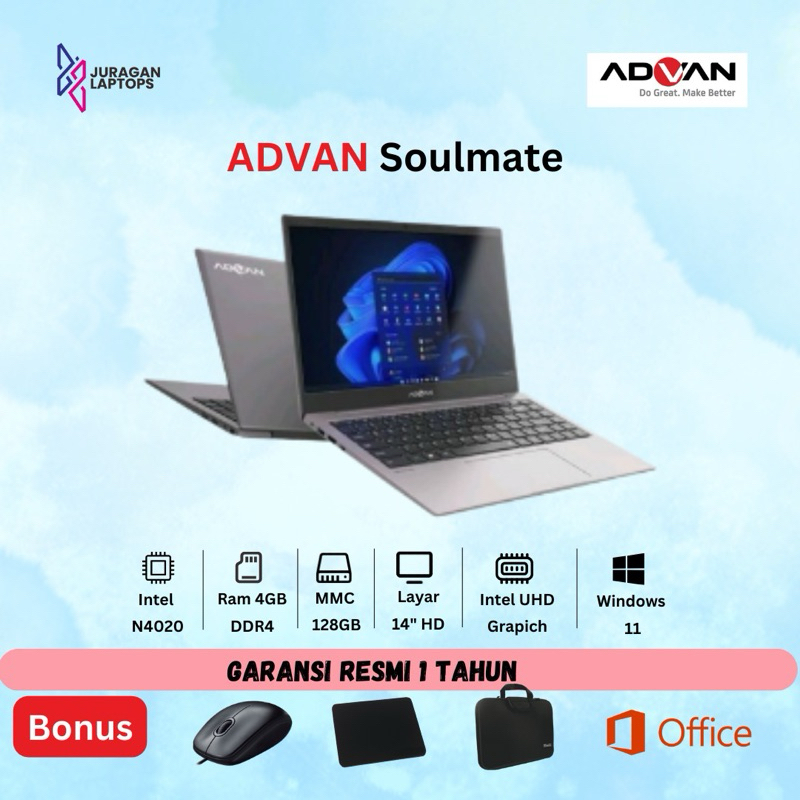 ADVAN SOULMATE intel N4020