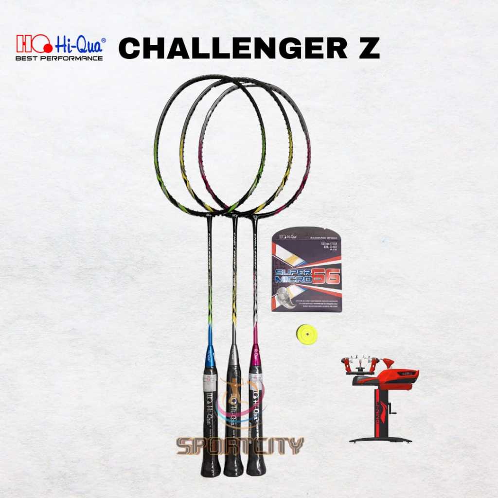 Raket Badminton HiQua Challenger Z-55 Z-66 Z-88 Original