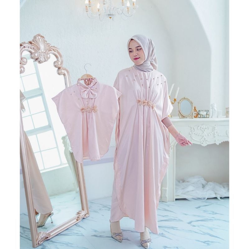 Kaftan Maura kaftan couple Ibu Anak | kaftan lebaran | gamis lebaran | baju muslim