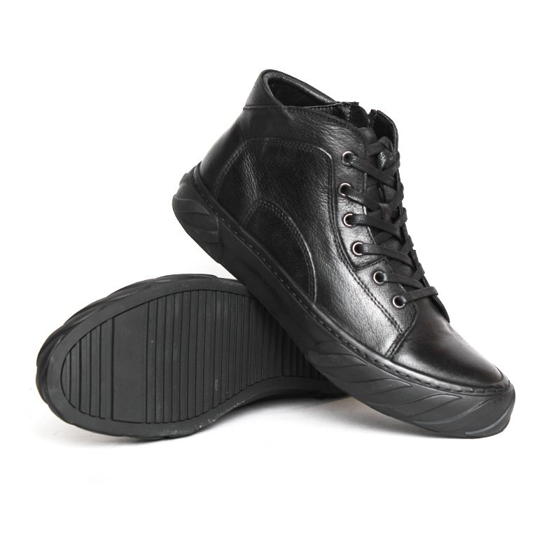 Gino Mariani Herbert Black Sepatu Formal Pria