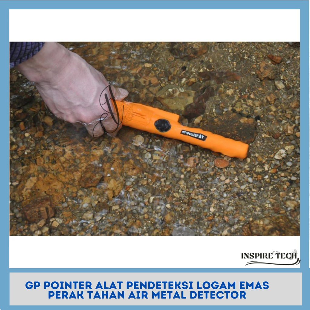 GP Pointer Metal Detector Pendeteksi Logam Detektor Emas Harta Terpendam Metal Emas Perak Deteksi Tahan Air