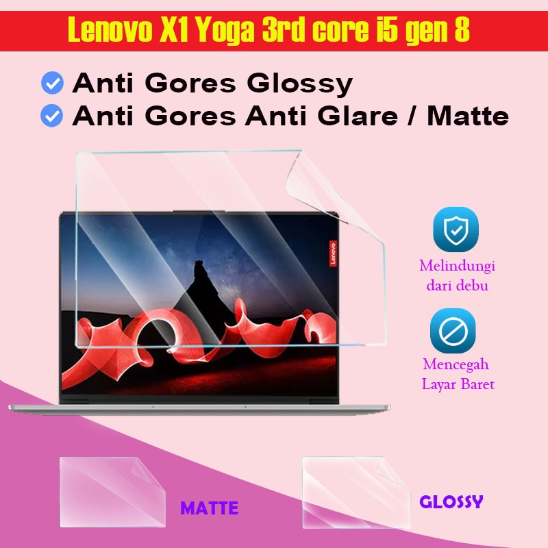 LENOVO X1 Yoga 3rd core i5 14" Screen Guard Protector Glossy Doff Matte Antigores