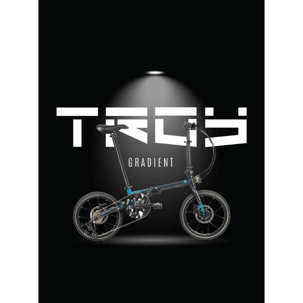 SEPEDA LIPAT ELEMENT FOLDING TROY 16" 10SP GRADIENT