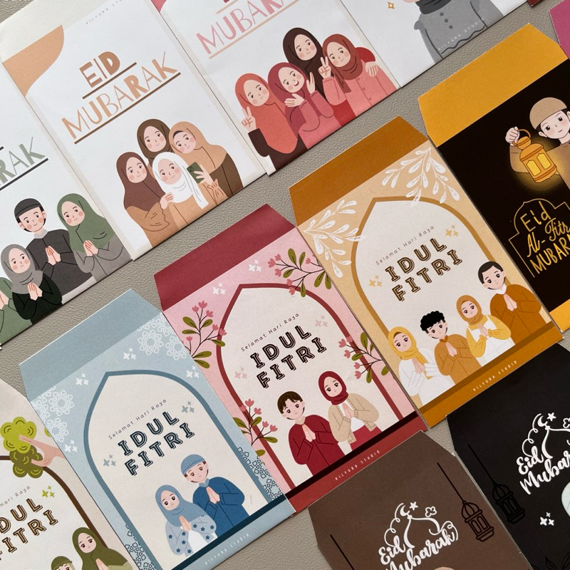 

Amplop Lebaran Lucu Aesthetic Character
