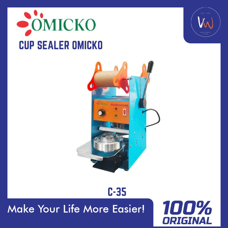 Cup Sealer Omicko C-35 / Mesin Pengemas Cup / Pengemas Minuman