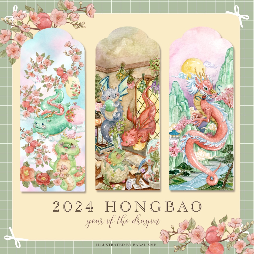 

2024 Babalisme Hongbao Dragons