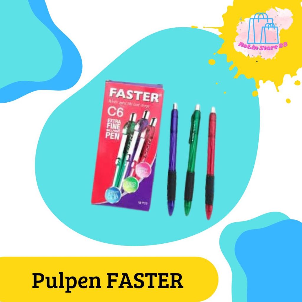 

RLS88 - Pulpen FASTER Tinta Warna Hitam