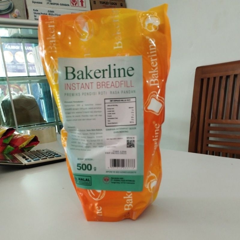 

Bakerline Instant 500g Breadfill pengisi roti rasa pandan