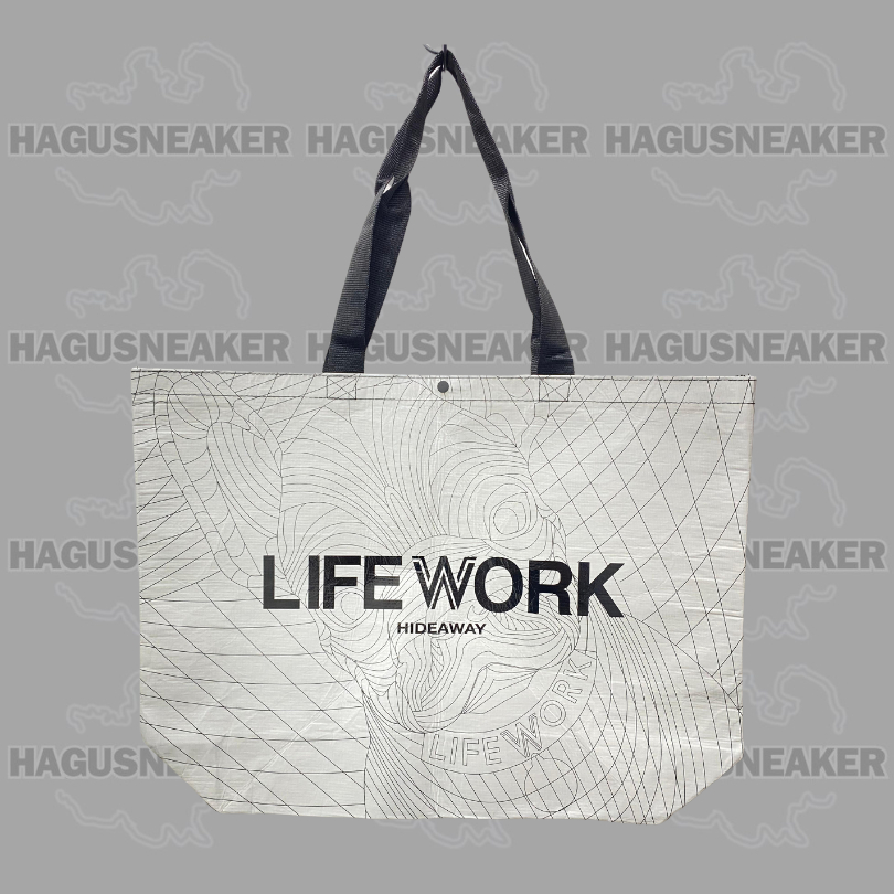 LIFEWORK SHOPPING BAG WHITE