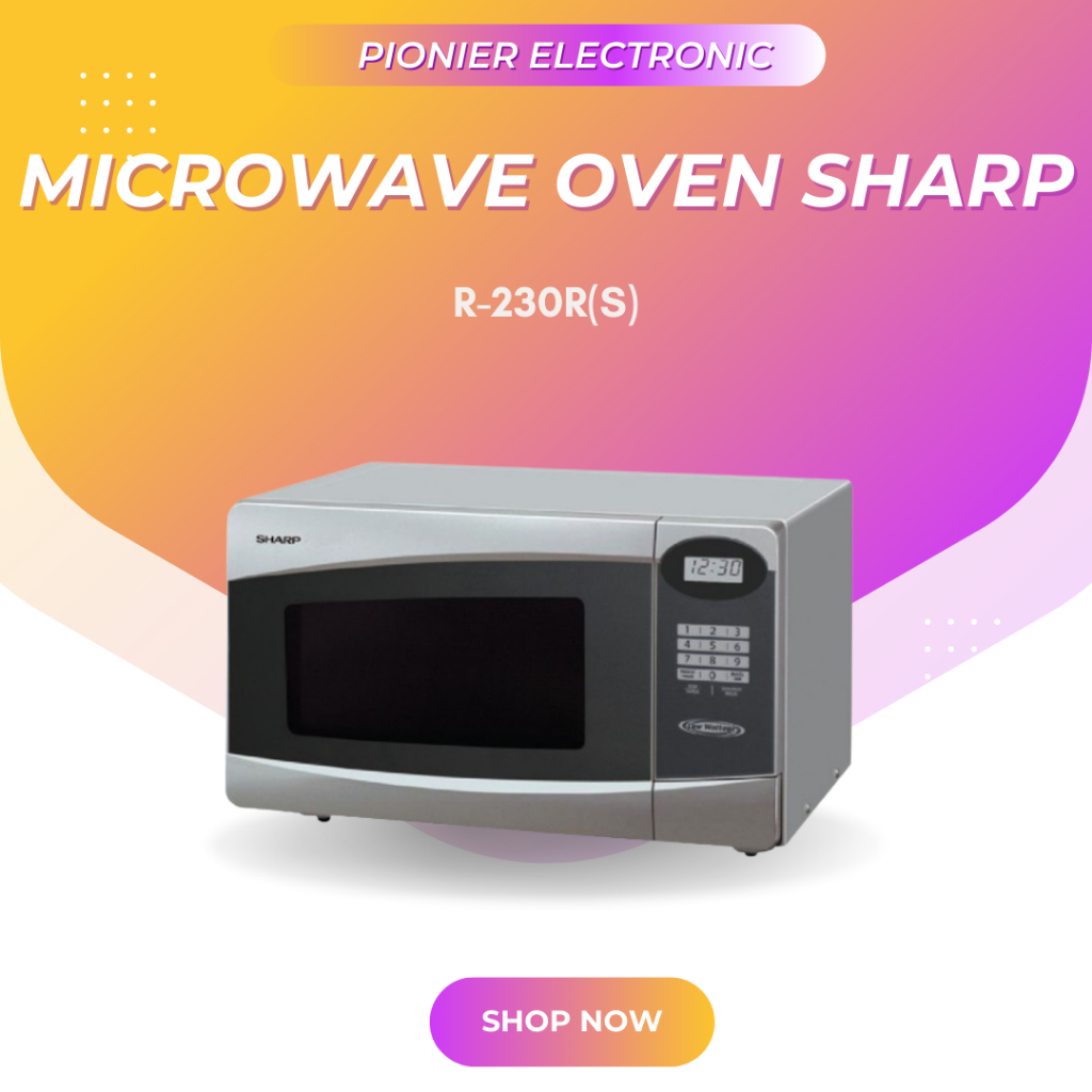 [EKS - DISPLAY] MICROWAVE OVEN SHARP R-230R(S)