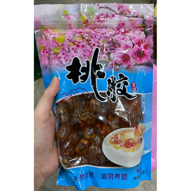 

Peach Gum / Collagen PREMIUM / TAO JIOU / Mutiara BESAR bersih / 500gr