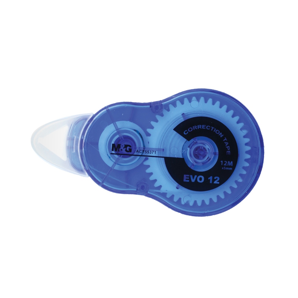 

Pita Koreksi M&G "EVO" Correction Tape ACT55371 Tip-Ex 12M Tipe X - Blue