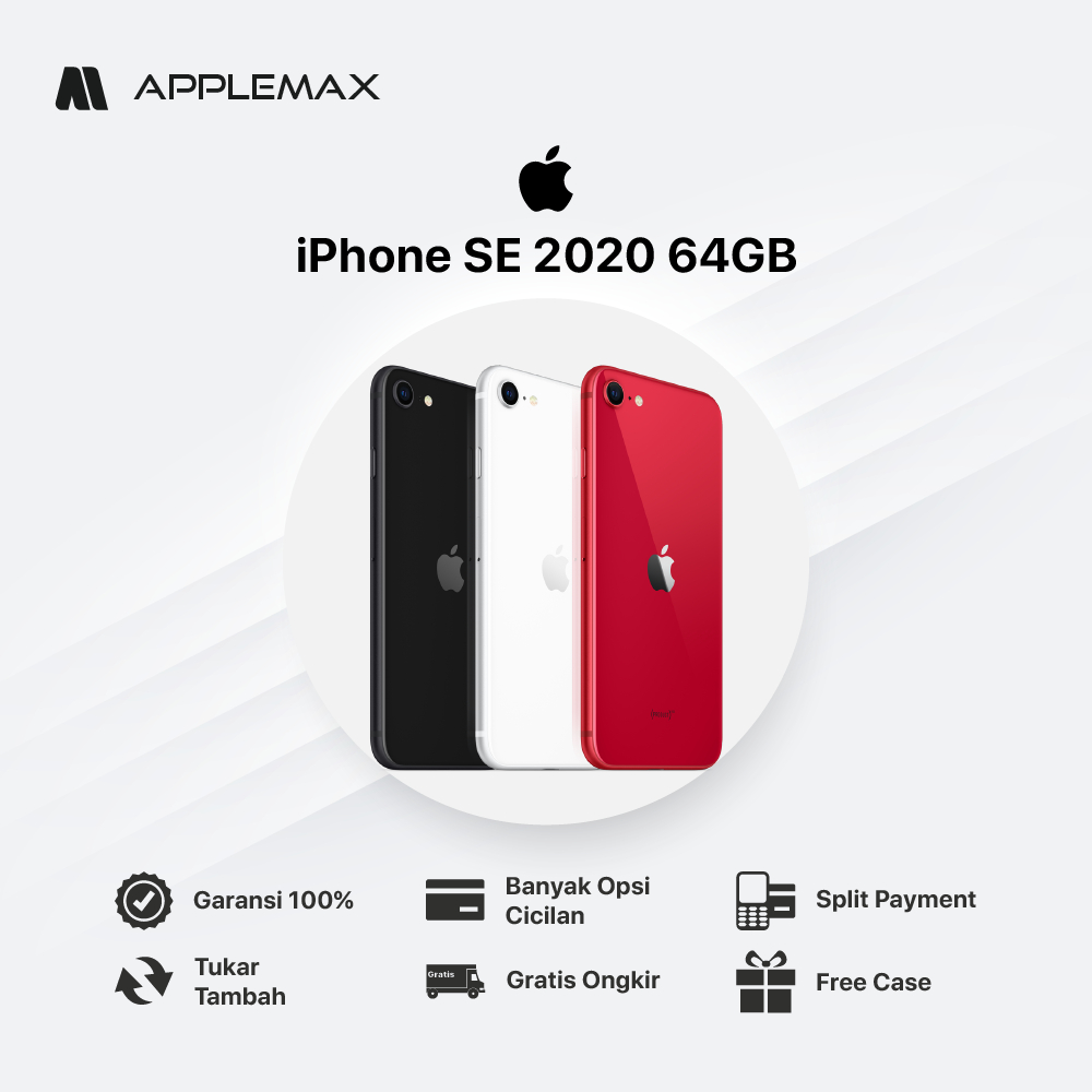 iPhone SE 2020 64GB Second Original Fullset - Bisa Cicilan Mahasiswa
