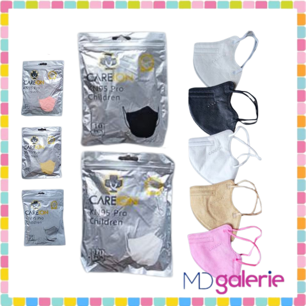 MD GALERIE 🫶 1 PACK ( 10 PCS ) MASKER KN95 KN 95 ANAK CAREION CARE ION ON CARE PREMIUM 5PLY 5 PLY HI