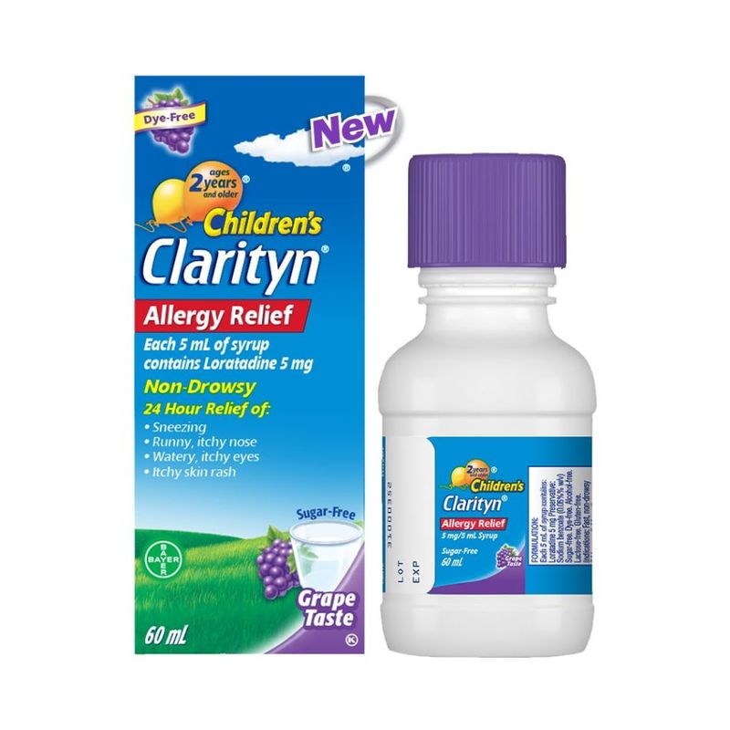 Clarityn Children's Non-drowsy 24H Allergy Relief Syrup, 60ml - Singapore